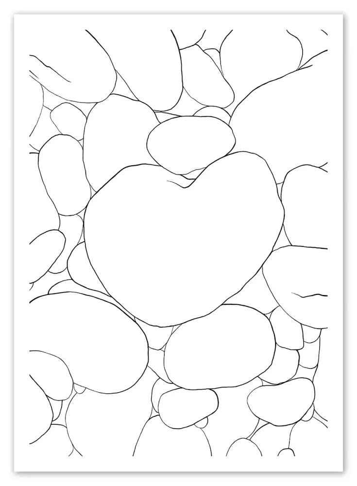 Beach Walk Nr. 01 Art Print 21 x 30 cm (plus 1 cm white range)