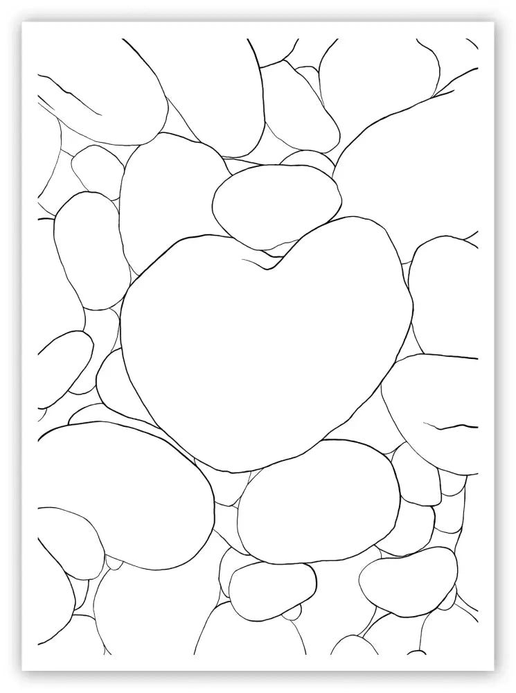 Beach Walk Nr. 01 Art Print 30 x 42 cm (plus 1 cm white range)