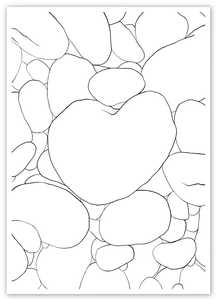 Beach Walk Nr. 01 Art Print 42 x 60 cm (plus 1 cm white range)